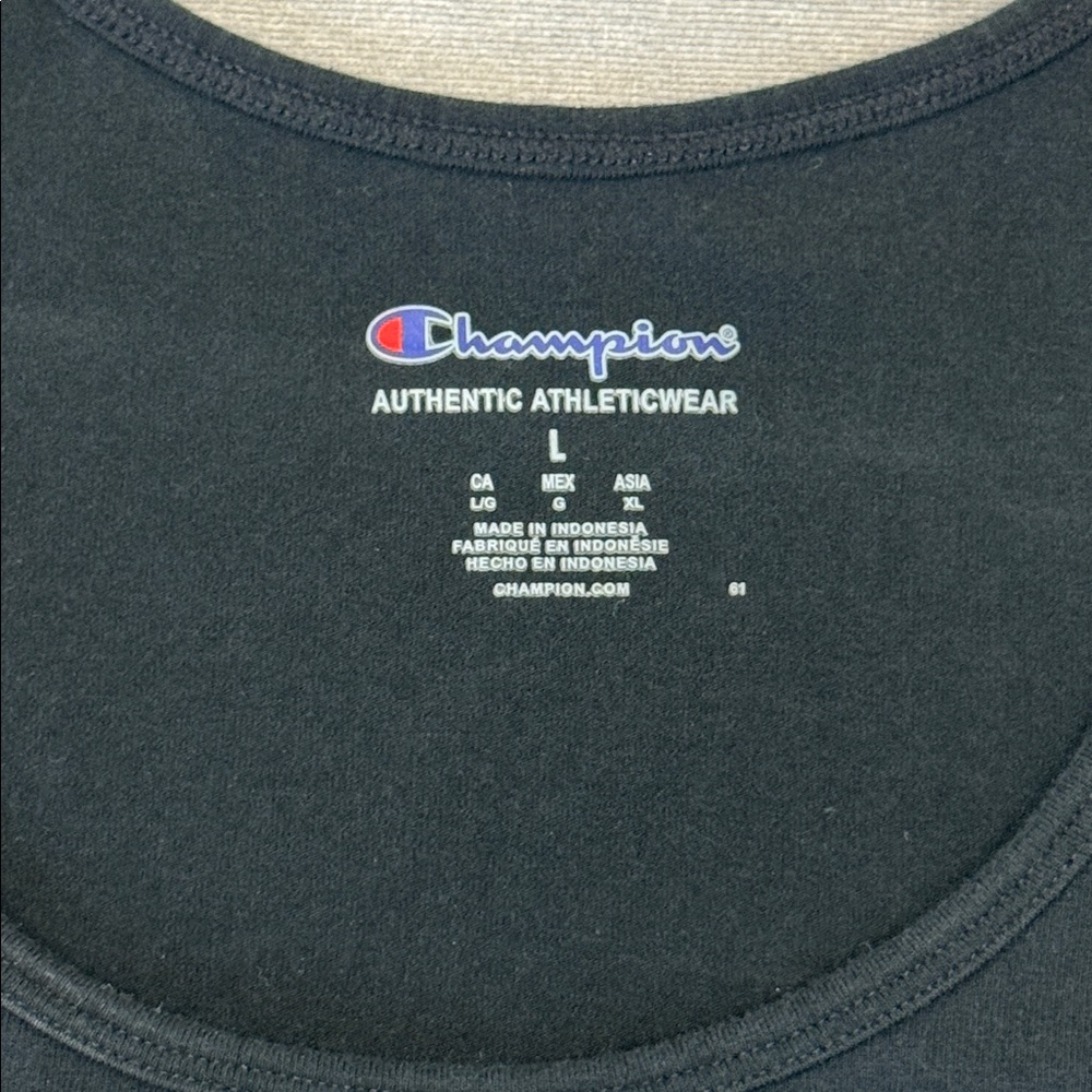 Champion Black Crop Top - Picture 4 of 5